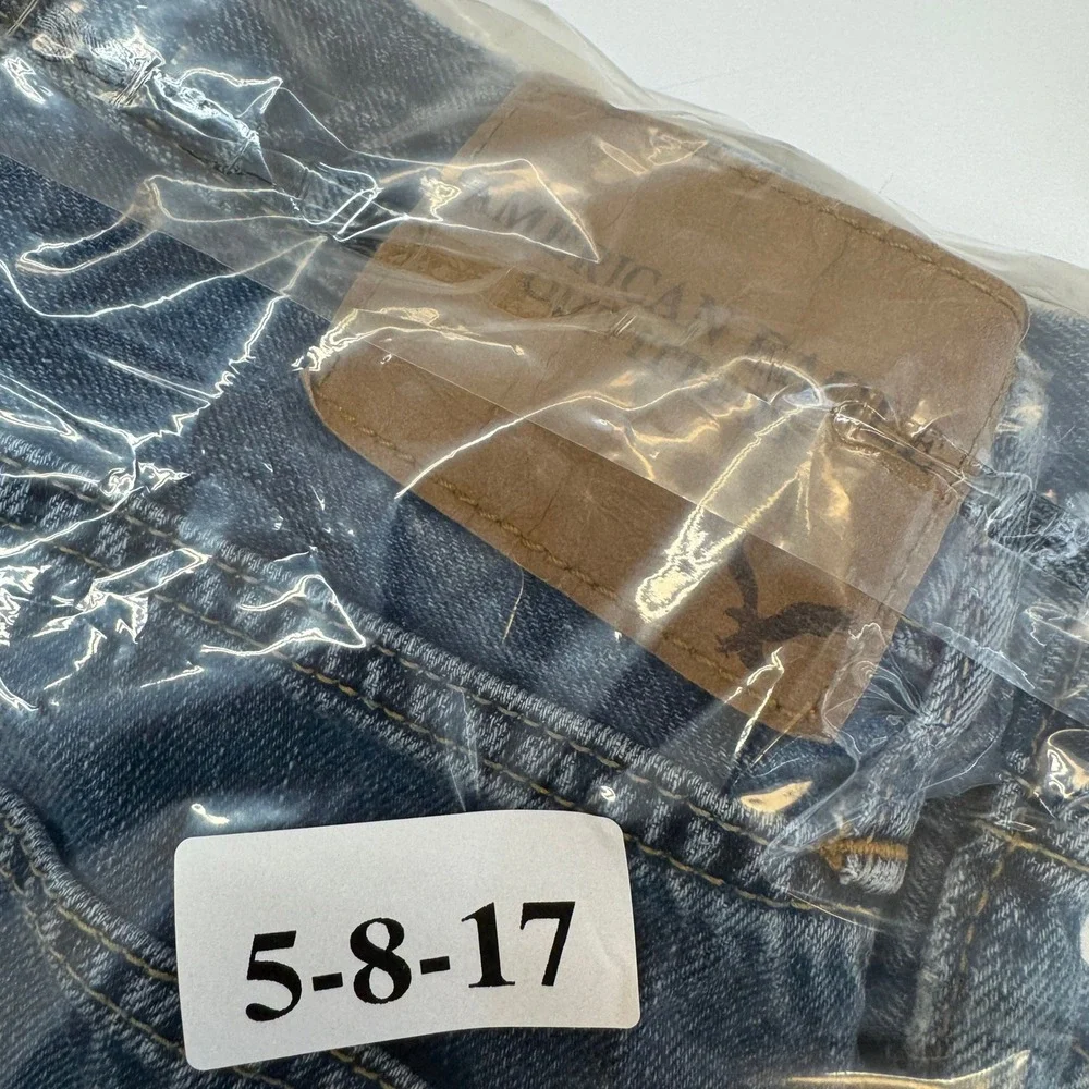 American Eagle Jeans Mens 29x28 Blue Slim Straight Denim Skate Indie Gorpcore - Picture 5 of 8
